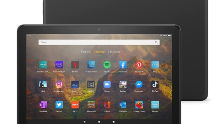 Tablet Fire HD10 da 32 GB, nero - con pubblicità